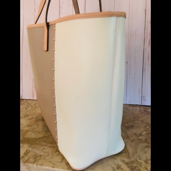 🌸🥀🌻XL COACH METRO COLOR BLOCK STUDDED TOTE BAG - Picture 4 of 8